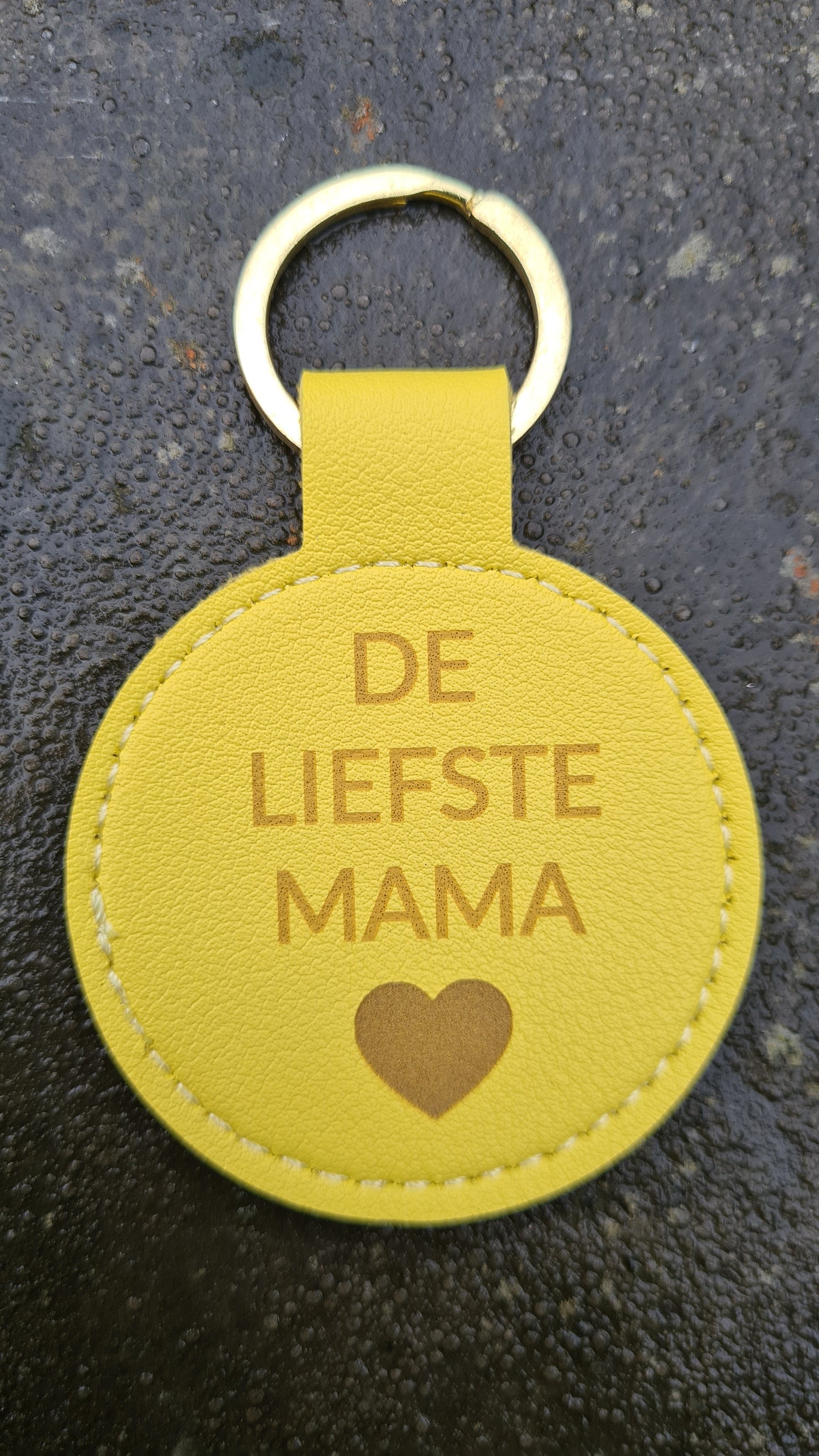 Sleutelhanger met tekst
